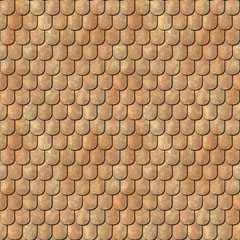 roof texture generated. Seamless pattern.
