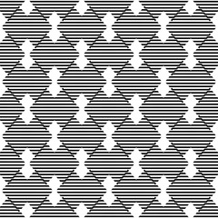 Seamless wallpaper pattern. Modern stylish texture. Geometric background. Vector illustration. Eps 10