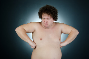 funny fat man 