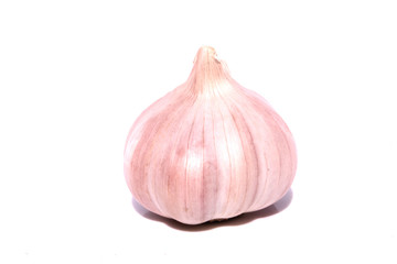 garlic on isolated white background