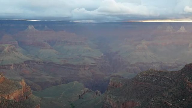 Beautiful morning time lapse near Bright Angel Lodge