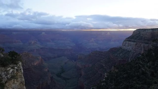 Beautiful morning time lapse near Bright Angel Lodge