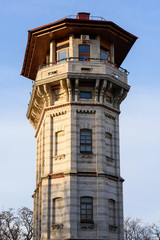 Fototapeta na wymiar Old water city tower, Republic of Moldova