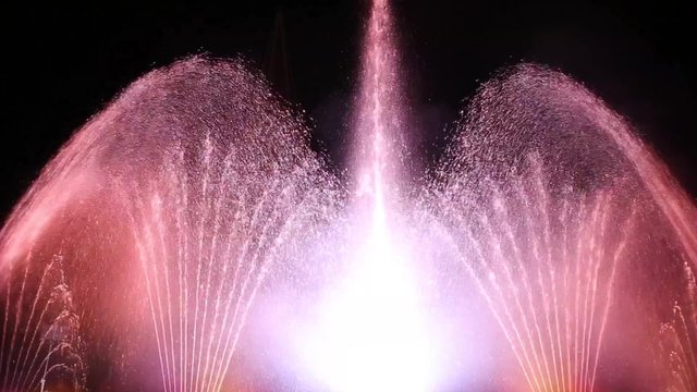 arezzo fontane danzante effetto di luci e colori