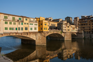 Obraz premium Firenze, Ponte Vecchio sull'Arno