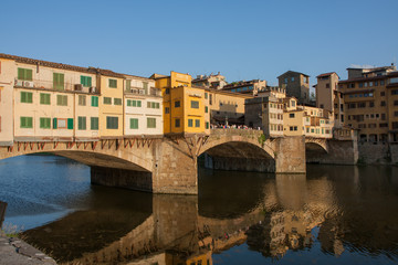 Fototapeta na wymiar Firenze, Ponte Vecchio sull'Arno