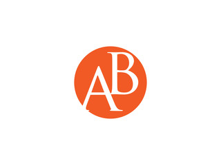 Double AB letter logo