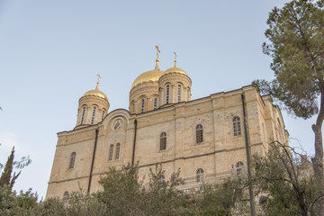 Fototapeta na wymiar Moscovia Monastery, Ein Kerem village, Jerusalem, Israel