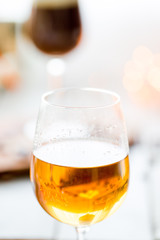 Whisky glasses. a celebratory concept for your design. Selective focus
