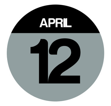 12 april calendar circle