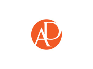 Double AD letter logo