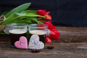 Valentines day coffee