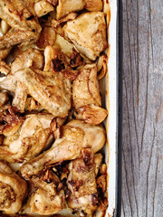  rustic golden roast chicken casserole