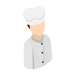 Cook chef isometric 3d icon