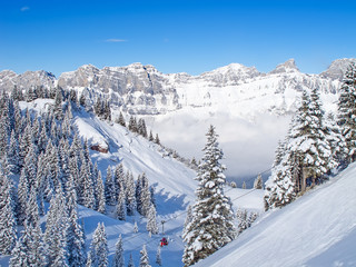 Fototapeta premium Winter in alps