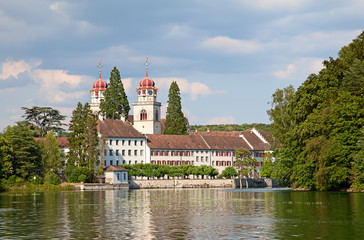 Fototapeta na wymiar Rheinau monastery