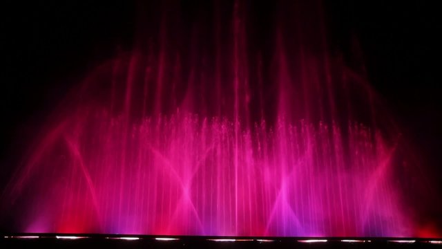 arezzo fontane danzante effetto di luci e colori