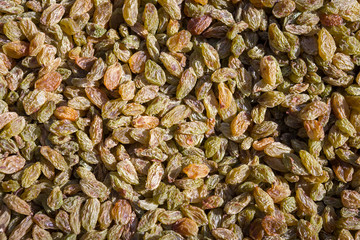 dried raisin background