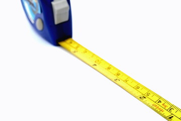 Tape measure isolated in white background
