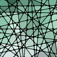 Naklejka premium abstract vector stained-glass mosaic background