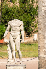 Hadrian's Villa, the Roman Emperor's 'Villa,Tivoli, outside of Rome, Italy, Europe