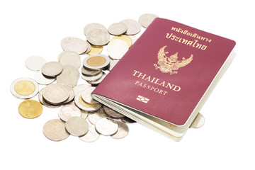 Money in the hand , Thai money 