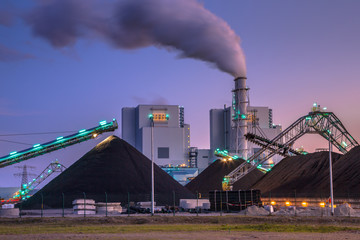 Brand new coal powered  plant in Eemshaven