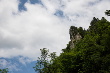 Beautiful mountain scenery . Guam gorge. Krasnodar region