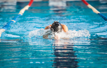 Obraz na płótnie Canvas Swimming and athletics
