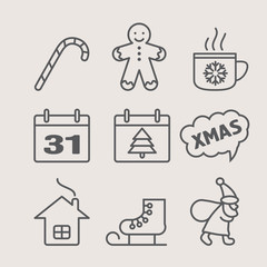 Christmas icons