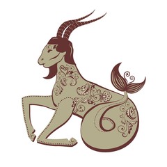 Decorative capricorn