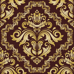 Damask Seamless Vector Pattern