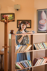 Young beautiful girl on a walk in the country