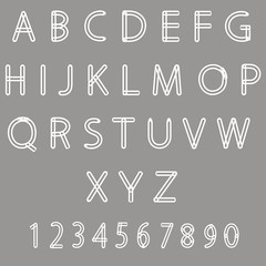 set of letters and numbers