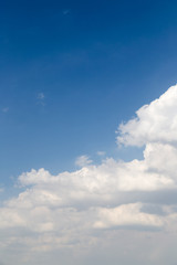 beautiful sky background with clouds