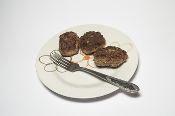 meatballs on the plate
