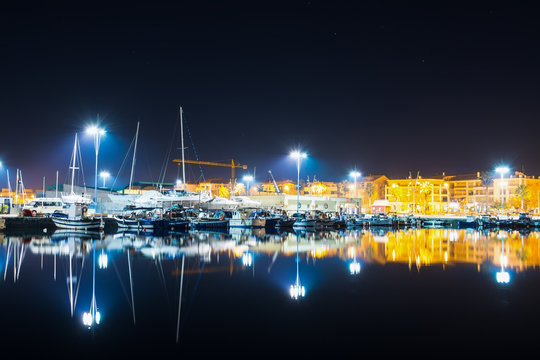 alghero cityscape seen from the port