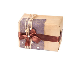 Gift boxes isolated on white