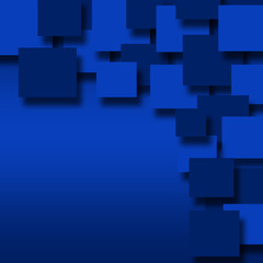 Blue Cubes Background