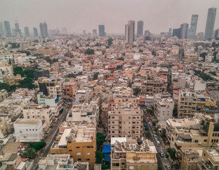 The city of Tel Aviv on a cloudy day
