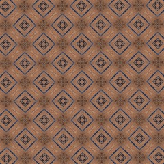 Naklejka premium Коричневый орнамент с узорами. 11 