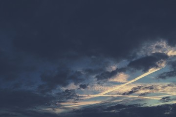 Dark storm clouds background