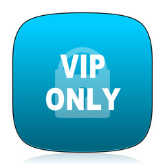 vip only blue icon
