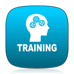 training blue icon