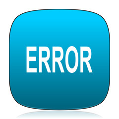 error blue icon