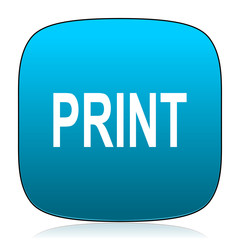 print blue icon