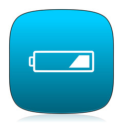 battery blue icon