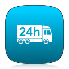 delivery blue icon