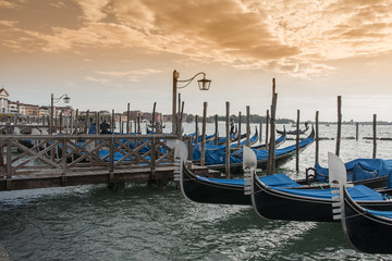 Paisajes de la hermosa y romántica ciudad de Venecia