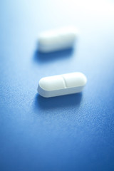Obraz na płótnie Canvas Prescription medication tablets medicine pills
